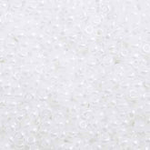 10/0 Preciosa Seed Beads Opaque Pearl White